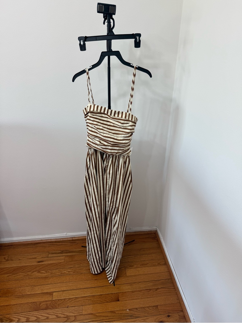 Altar'd State Brown and Cream Stripe Maxi Dress - Picture 3 of 5